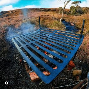 Grelha Portátil para Camping - SteelFlame para Acampamento